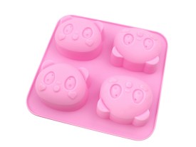 Molde silicona panda kawaii